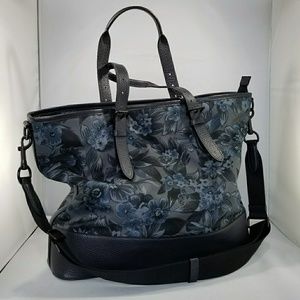 Coach Mercer Tote in Blue Hawaiian Print